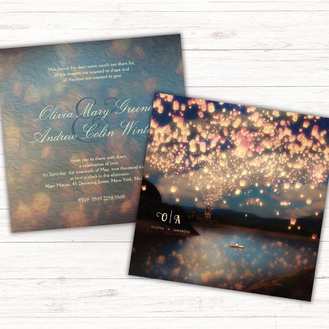 Love Wish Lanterns Invitation (Creator Uploaded)