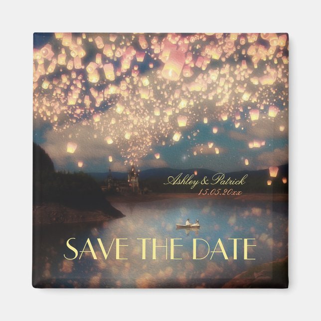 Love Wish Lanterns Magnet (Front)