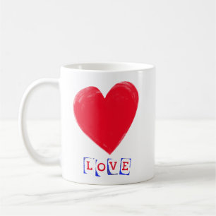 Love with a Big Heart Valentine's Gift Coffee Mug