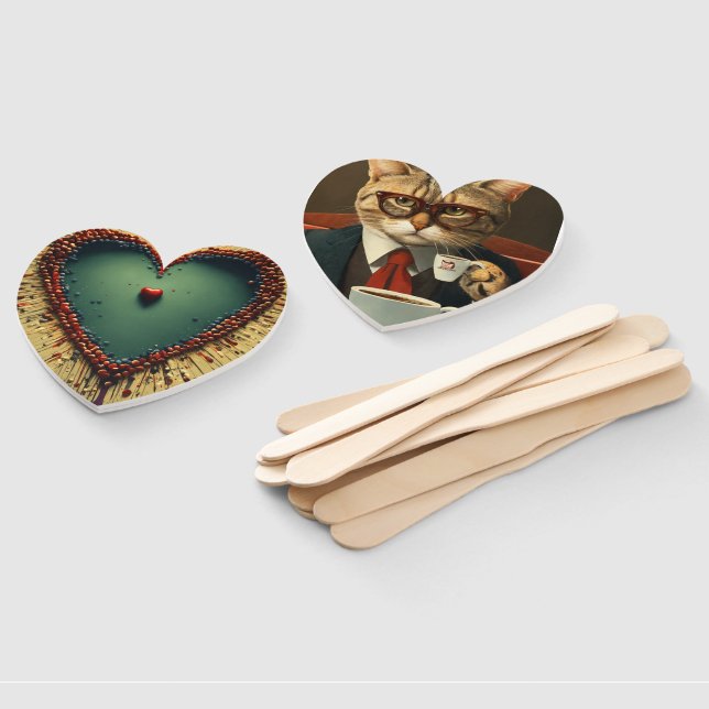 love with cat hand fan (Non-assembled)