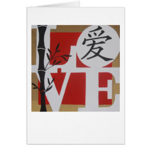 LOVE with Chinese character