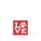LOVE with Dog Paw Print - Pet Care - Dog Walker