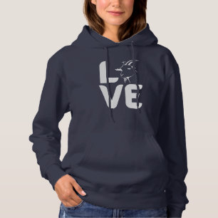 Love with Goat as the O Hoodie