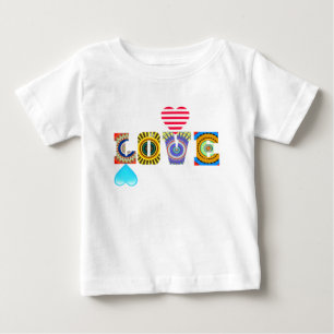 LOVE WITH HEARTS BABY T-Shirt
