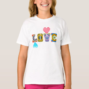 LOVE WITH HEARTS T-Shirt