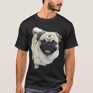 Love With Pug Face: Funny T-Shirt For Dog Lovers