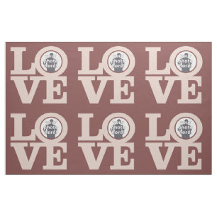 LOVE with YOUR PHOTO custom fabric