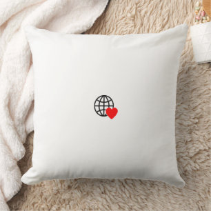 Love Without Borders Throw Pillow