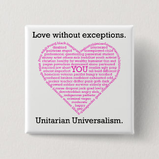 Love Without Exceptions Heart Button
