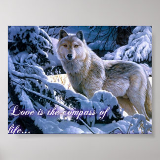 LOVE WOLF POSTER
