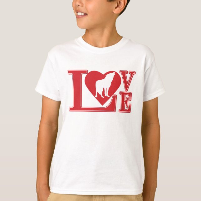 Love Wolves T-Shirt (Front)