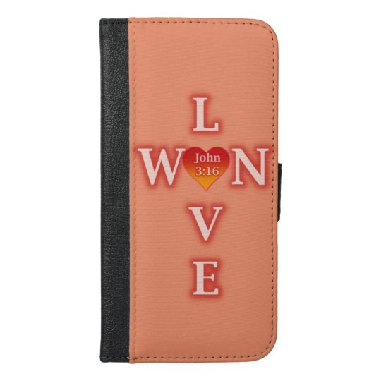 Love Won iPhone 6/6s Plus Wallet Case