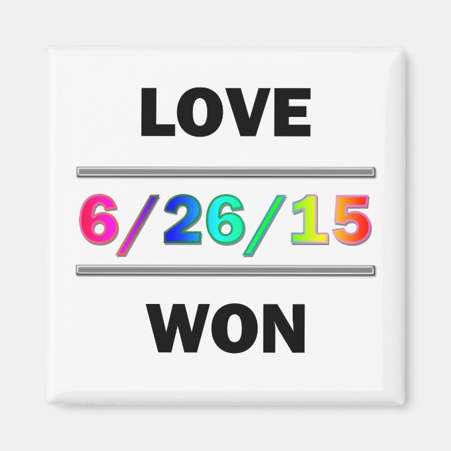 Love Won Magnet (Front)