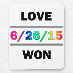 Love Won Mouse Pad