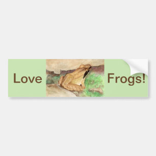 Love Wood Frogs! Bumper Sticker