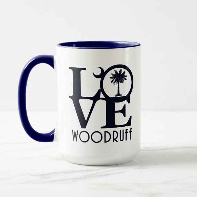 LOVE Woodruff South Carolina15oz Mug (Left)