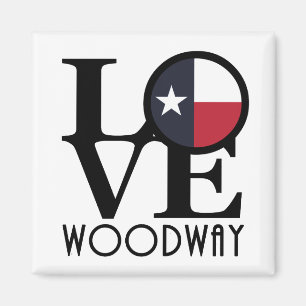 LOVE Woodway Texas Magnet