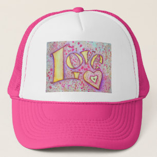 Love Word Art Peinture Casquette ou Casquette