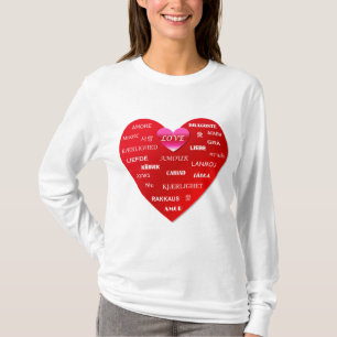 Love word in many languages T-Shirt