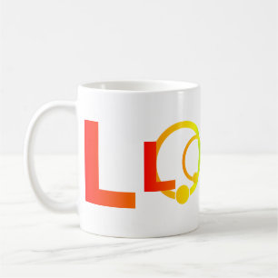 LOVE Wordmark Mug Rainbow