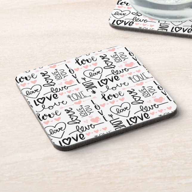 Love Words  Coaster (Left Side)