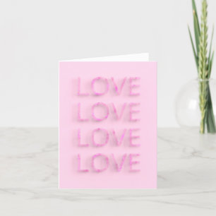 Love Words Holiday Card