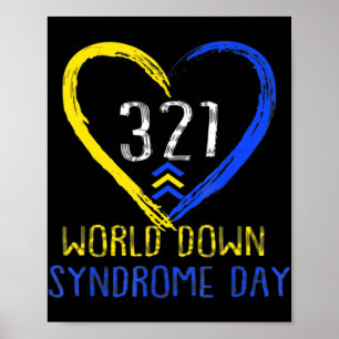 Love World Down Syndrome Awareness Day Love Poster