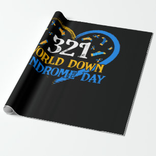 Love World Down Syndrome Awareness Day Love Wrapping Paper
