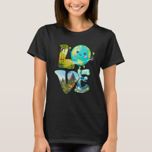 Love World Earth Day 2023 Planet Environmental Ani T-Shirt