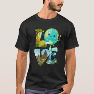Love World Earth Day 2023 Planet Environmental Ani T-Shirt