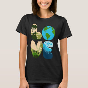 Love World Earth Day 2023 Save Planet Environmenta T-Shirt