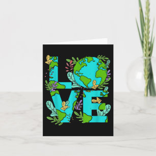 Love World - Environmental Protection Earth Day Cl Card