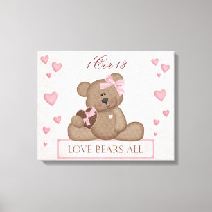 Love Wrapped Canvas