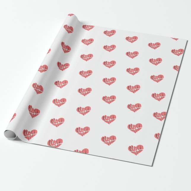 Love wrapping paper  (Unrolled)