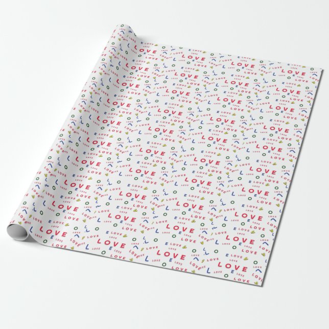 love wrapping paper (Unrolled)