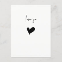 Love Ya Cute Heart Minimalist