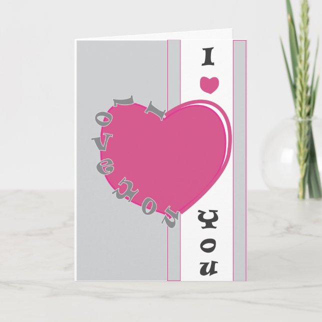 Love Ya! Holiday Card (Front)