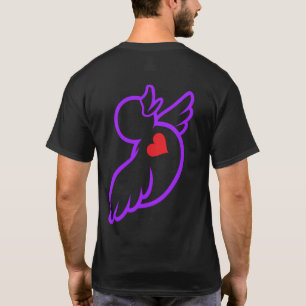 Love Yeshua Love People Duck T-Shirt - Black Fish