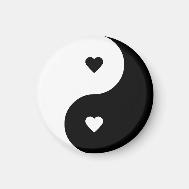 Love Yin Yang magnet (Front)