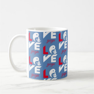 Love yoga coffee mug