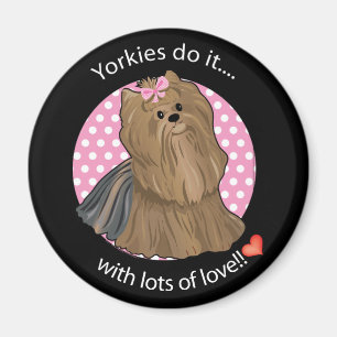 Love Yorkie Magnet