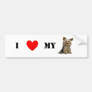 Love Yorkies Sticker