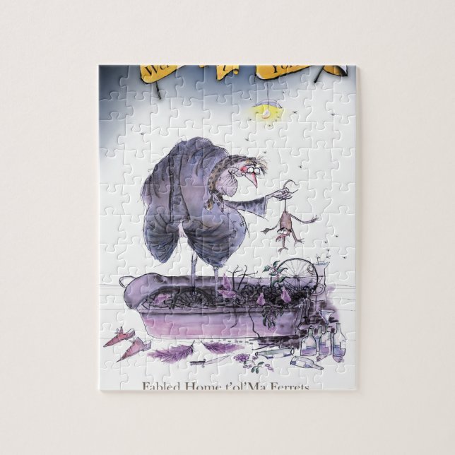 love yorkshire ol' ma ferret jigsaw puzzle (Vertical)
