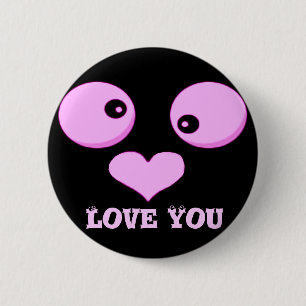 Love You_ 2 Inch Round Button