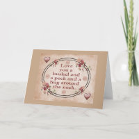 Love you a bushel and a peck