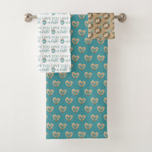 Love You A Latte Towel Set