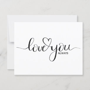 love you always anniversary valentines