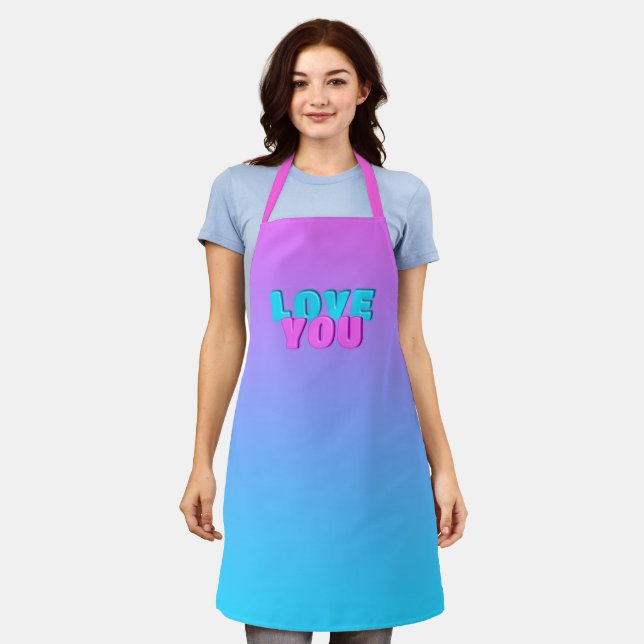 love you apron (Worn)