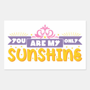 Love - You Are My Sunshine - Wedding Anniversary Sticker