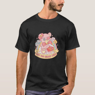 Love You Bear Much Candy Heart Retro Goth Valentin T-Shirt